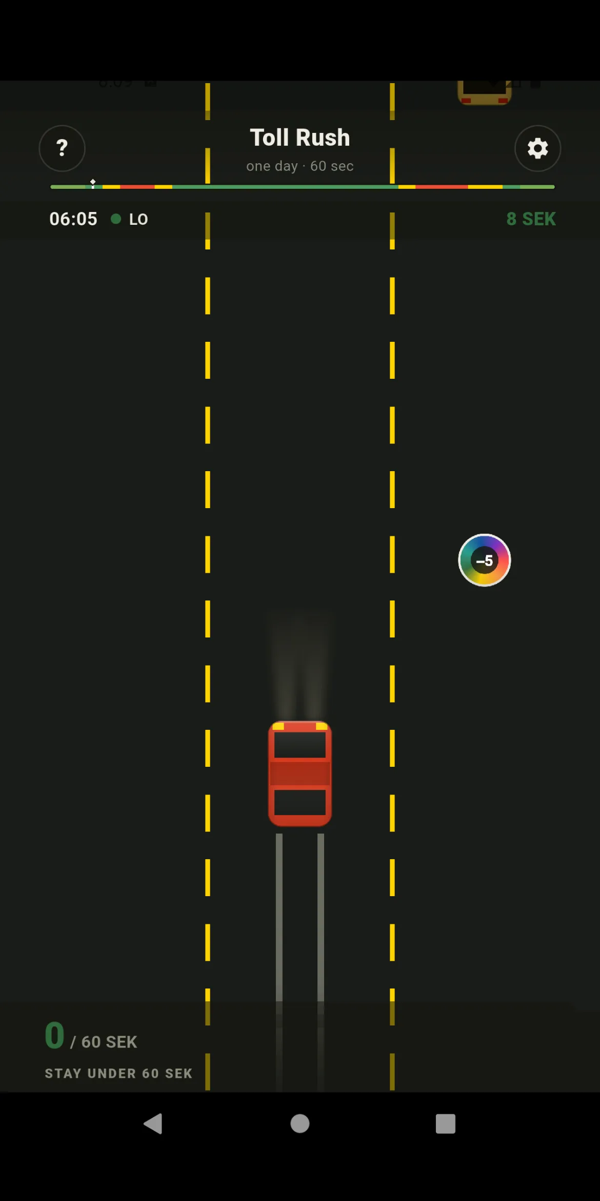 Toll Rush power-ups