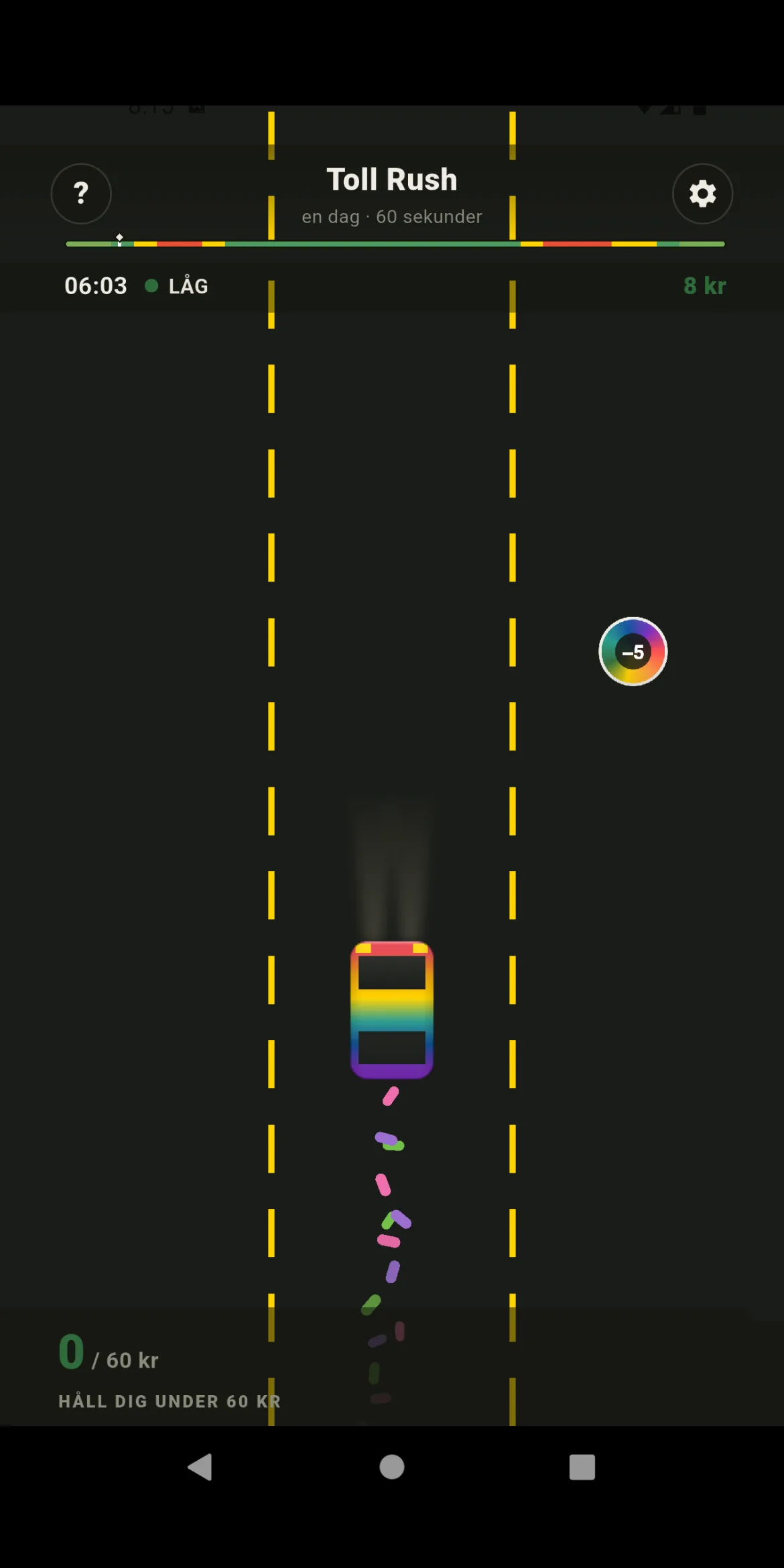 Toll Rush — power-ups